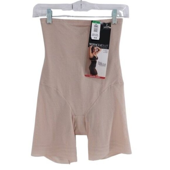 NEW Miraclesuit Women's Extra Firm Tummy-Control Sheer Trim Thigh Slimmer Warm B - Picture 1 of 7